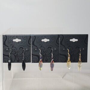 Inter-American set features three pairs of elegant dangle earrings